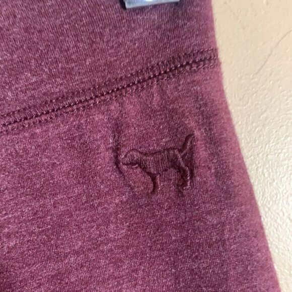 Victoria Secret PINK Maroon Leggings - Picture 3 of 4